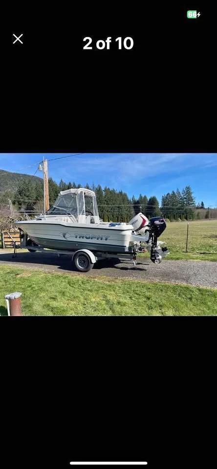 1991 Bayliner trophy boat Trophy 2002 Walkaround
