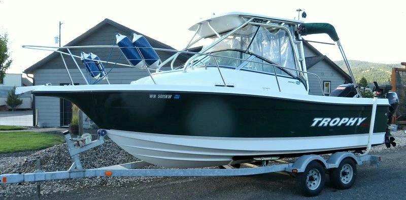 2007 BAYLINER trophy pro thm 20' walkaround 2002 WA
