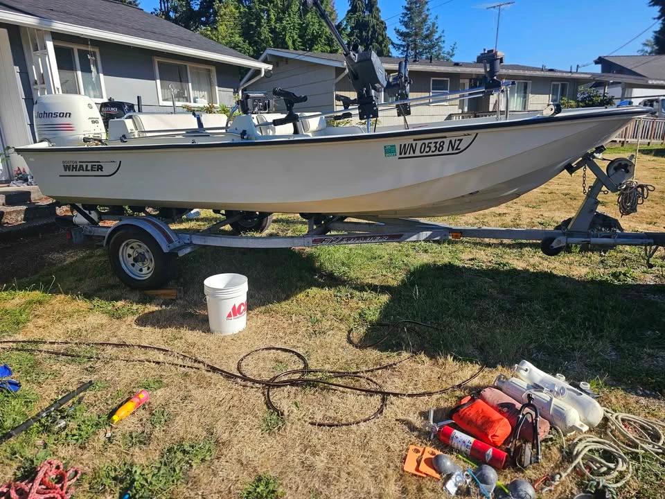 1987 Boston whaler super sport 17 super sport