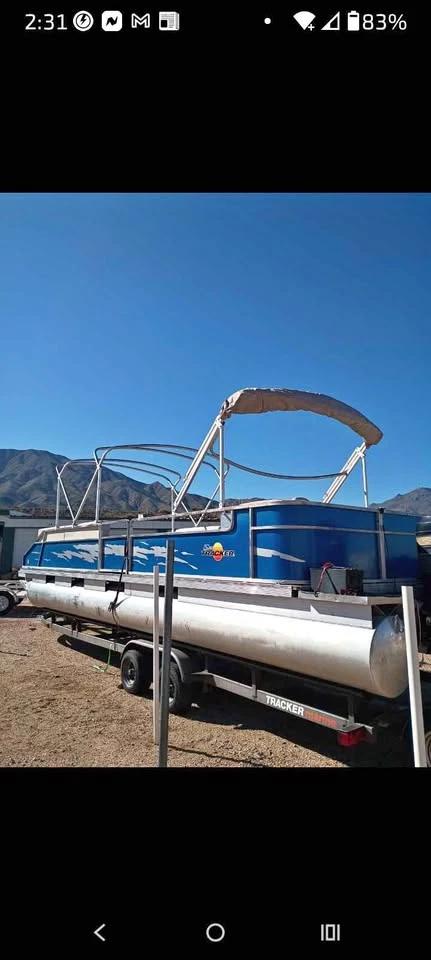1987 Party boat pontoon Harris FloteBote 240